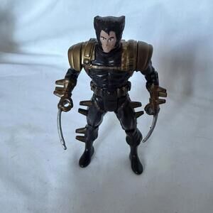 Vintage 1993 Marvel Wolverine Action Figure ToyBiz w Claws X-Men